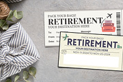 Retirement Boarding Pass Template, a Card Template by Snapybiz (Thumbnail 7 of 10)