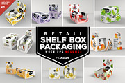 Retail Shelf Box Packaging MockUps2, a Packaging Mockup by INCDesign (Thumbnail 1 of 20)