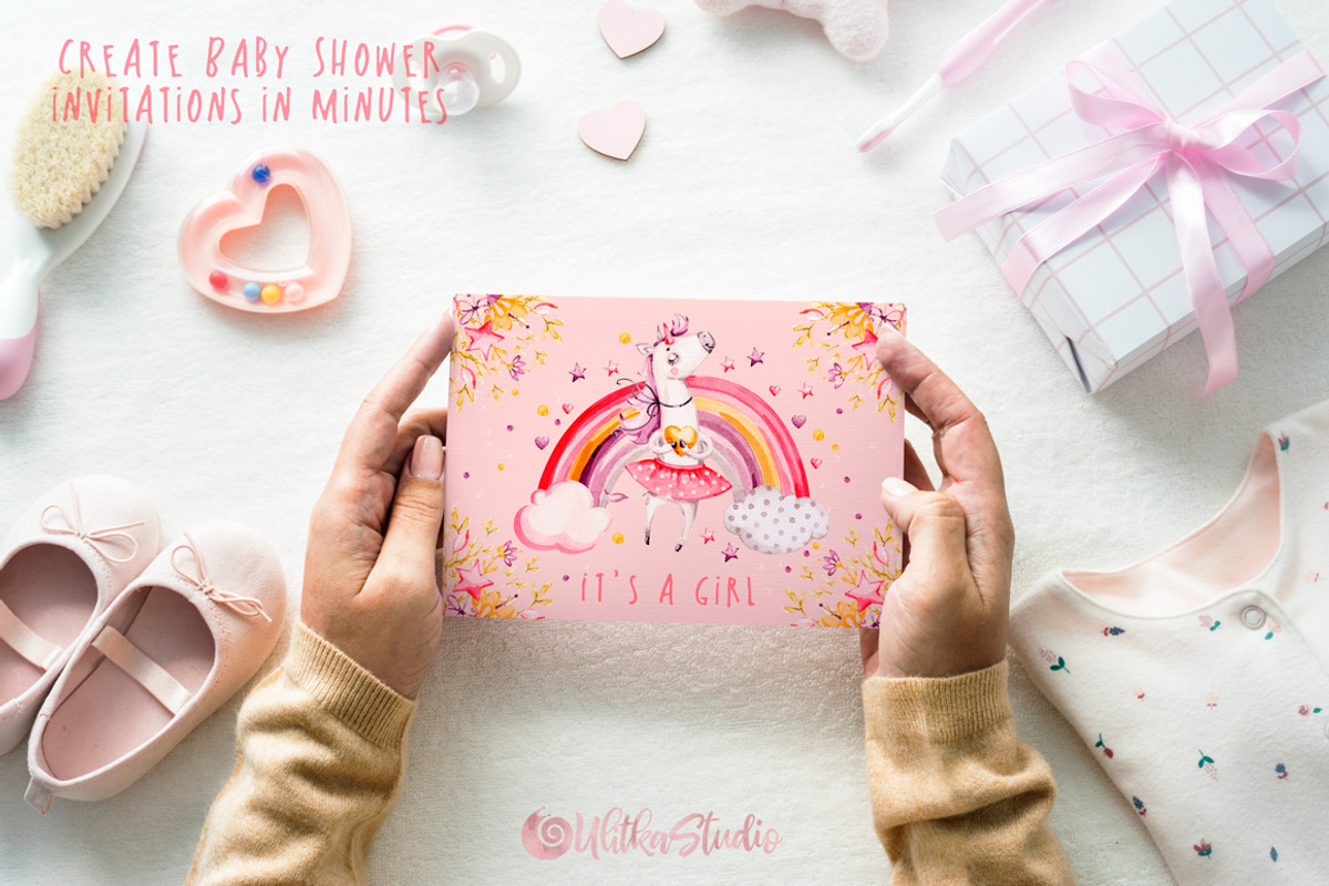 Unicorns Life. Watercolor collection, an Animal Illustration by UlitkaStudio (Photo 28 of 29)