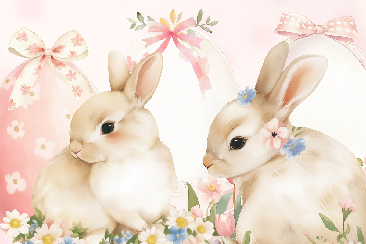 EASTER WATERCOLOR COLLECTION, an Object Graphic by Ann Creative (Photo 3 of 10)