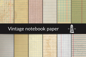 Digital Notebook Vintage Paper