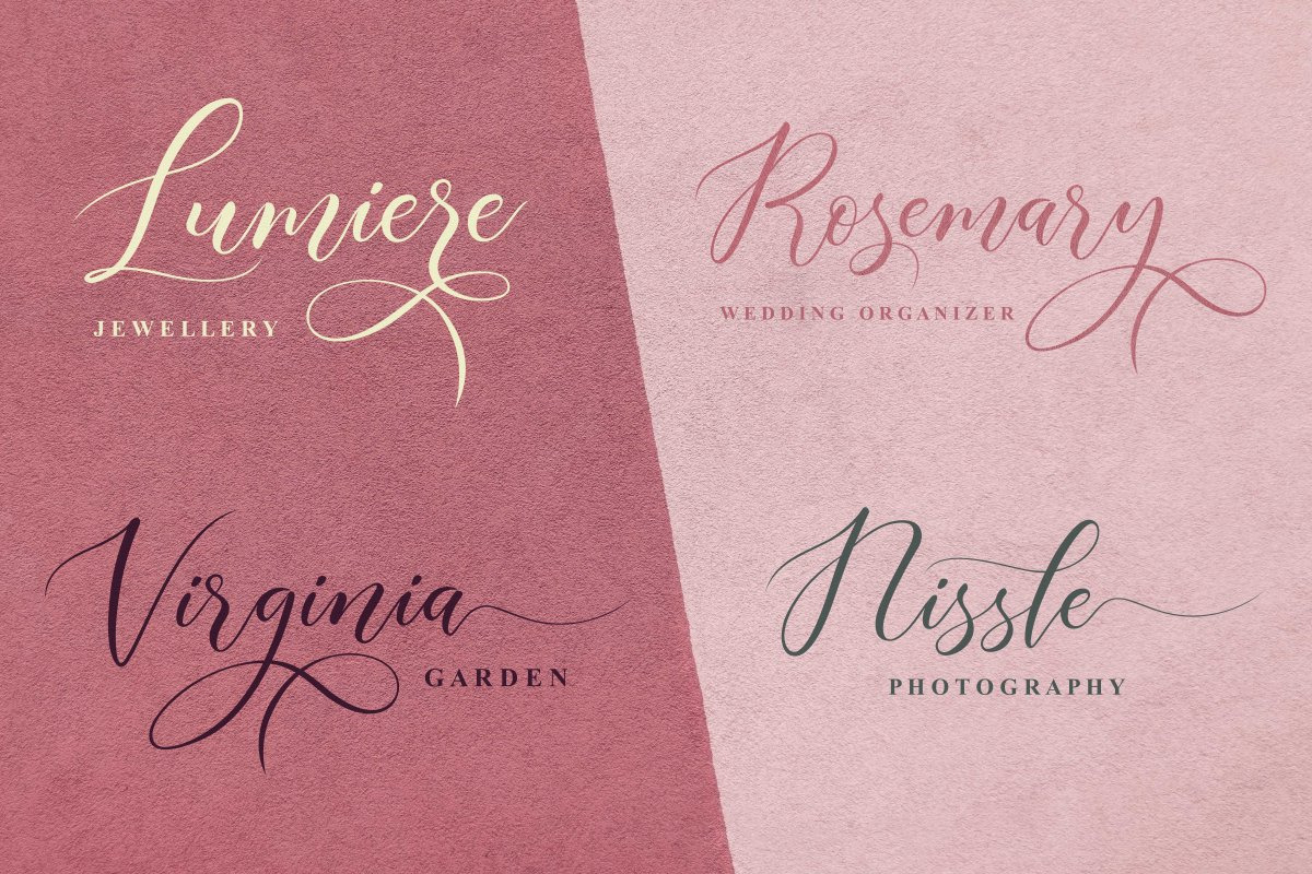 Aisyah | Modern Calligraphy, a Script Font by Ghuroba Studio (Photo 4 of 10)