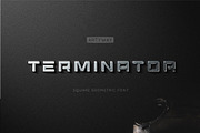 Terminator Headline Font, a Sans Serif Font by artyway (Thumbnail 1 of 4)