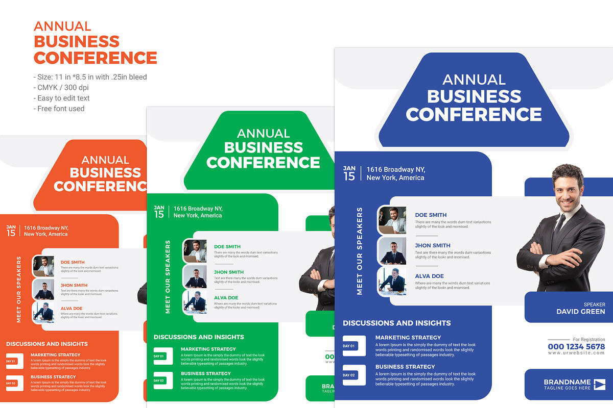 Annual Business Conference, a Flyer Template by Rahul Datta (Photo 1 of 2)