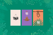 Mama Yoga, an Animal Illustration by Alena (Thumbnail 5 of 8)