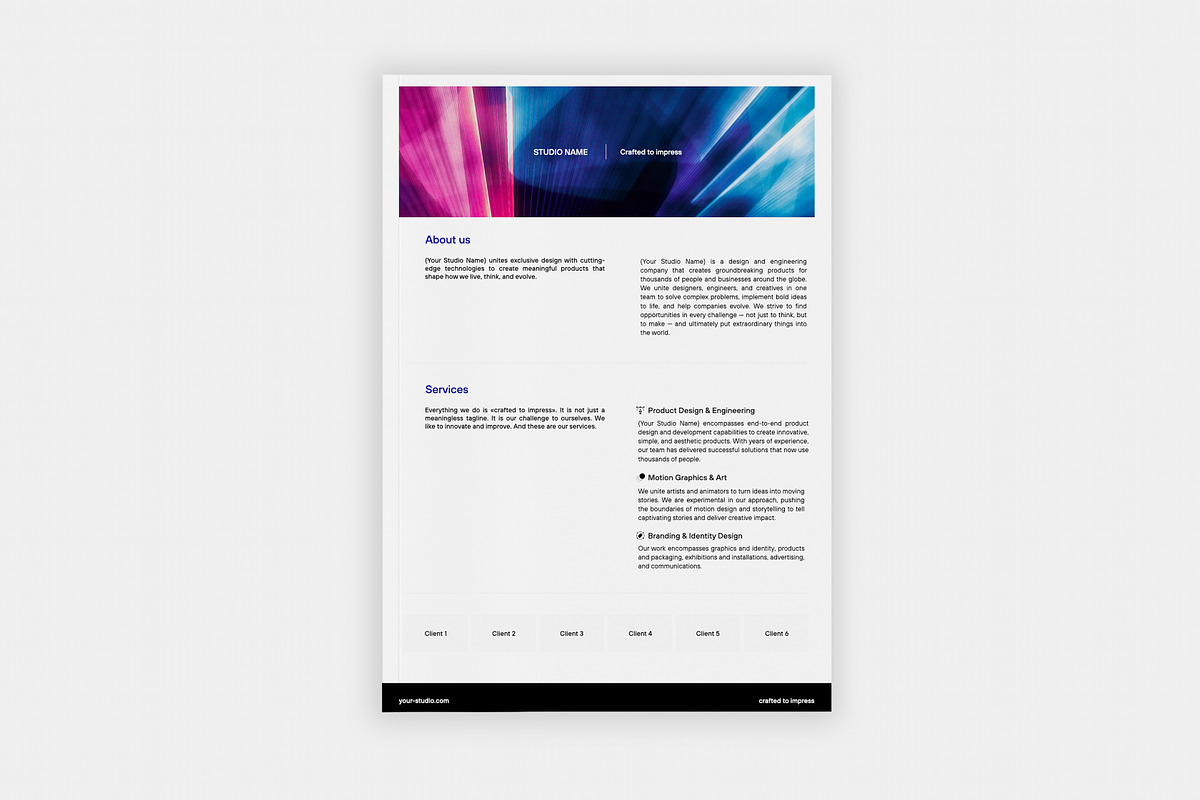 The Commercial Proposal for Clients, a Brochure Template by Smotrow Related (Photo 5 of 7)