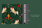 Luxury Christmas Pattern, a Pattern Graphic by PaperJamLab (Thumbnail 6 of 11)