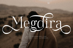 Megdira Stylish Modern Serif Font