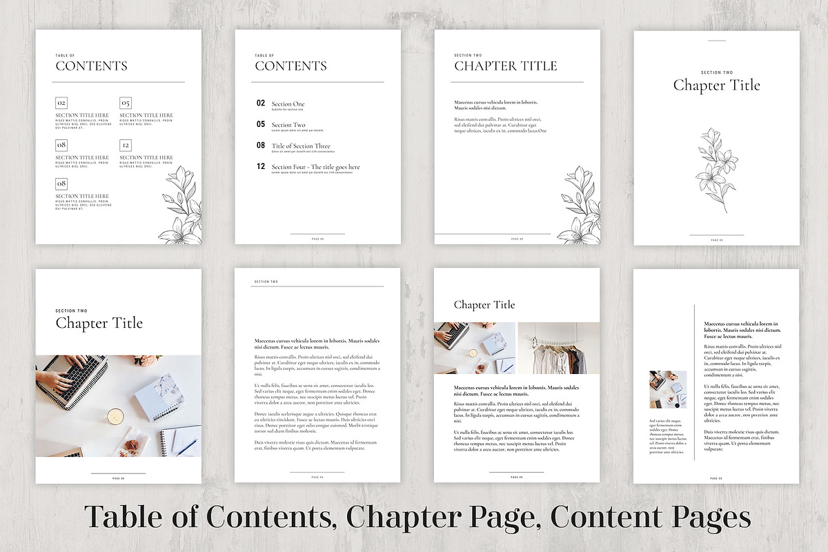 Minimal eBook Template for Canva, a Magazine Template by Paperweight Memories (Photo 3 of 16)