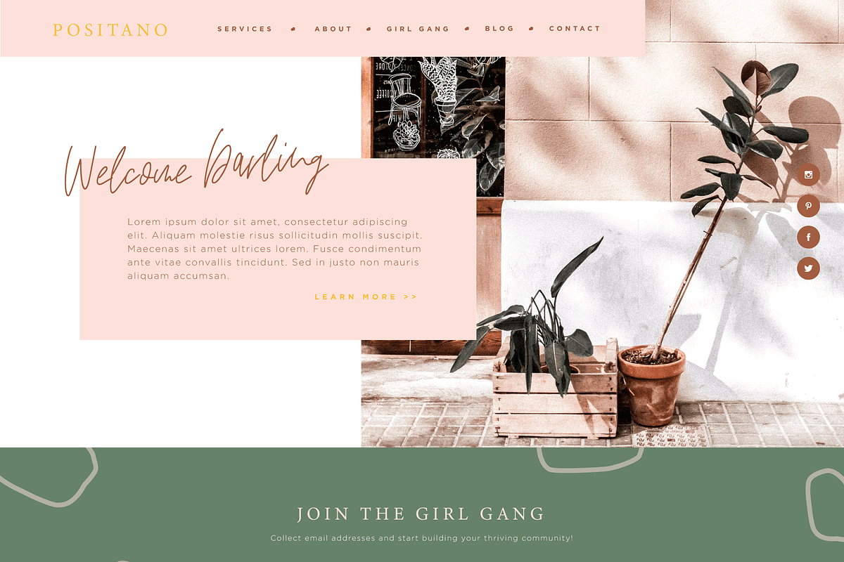 Positano ProPhoto 7 Template, a WordPress Template by The Blog Stop (Photo 3 of 3)