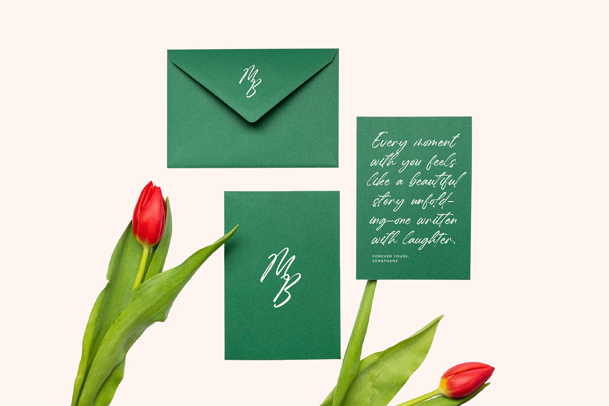 Hugetta Amphals Elegant Brush Font, a Script Font by Letterena Studios Script (Photo 3 of 15)