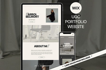 WIX Coaching UGC Website, a Wix Template by Studio Suvelle
