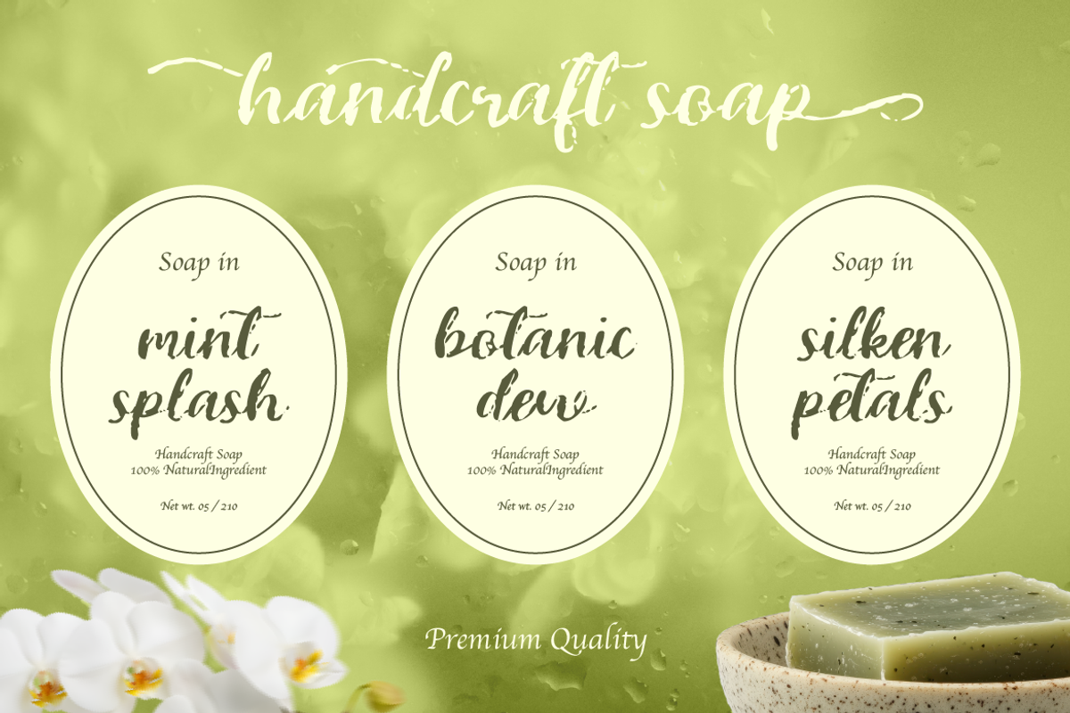 Lisaline, a Script Font by Artisan Themes (Photo 8 of 11)