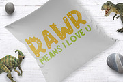 Dino rush - Dinosaur font, a Font by arausidp (Thumbnail 4 of 8)