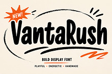 VantaRush – Bold & Playful Font