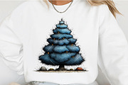 Whimsical Icy Blue Christmas Clipart, an Illustration by OK Design (Thumbnail 6 of 6)