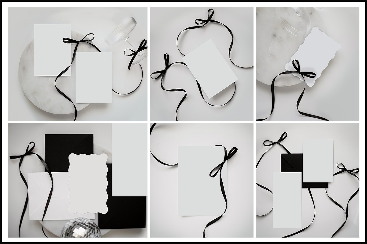 Bows Bows Bows! Chic Card Mockups, a Product Mockup by Muse Mockups (Photo 5 of 12)