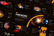 Dark Glamour Vibrant PowerPoint, a Presentation Template by UInstrument (Thumbnail 1 of 3)