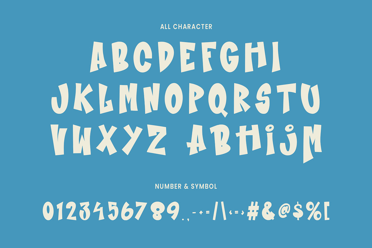 Cluchy Playful Display Font, a Sans Serif Font by Maulana Creative (Photo 6 of 7)