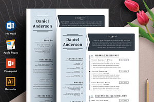 Resume Cv Template Word Apple Pages