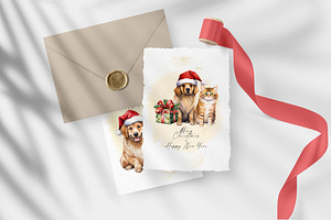 Christmas Pets Clipart