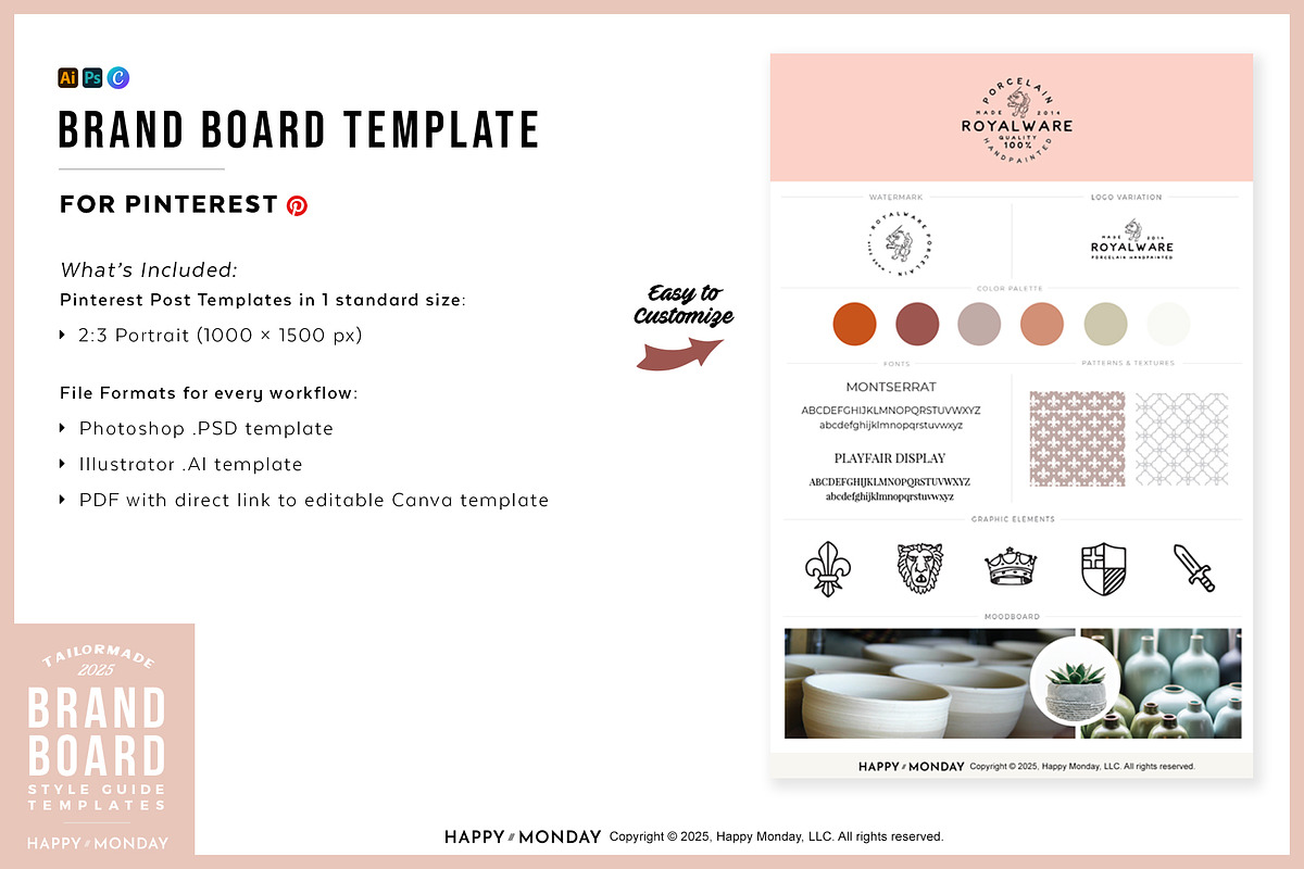 Brand Board Style Guide Templates preview 2