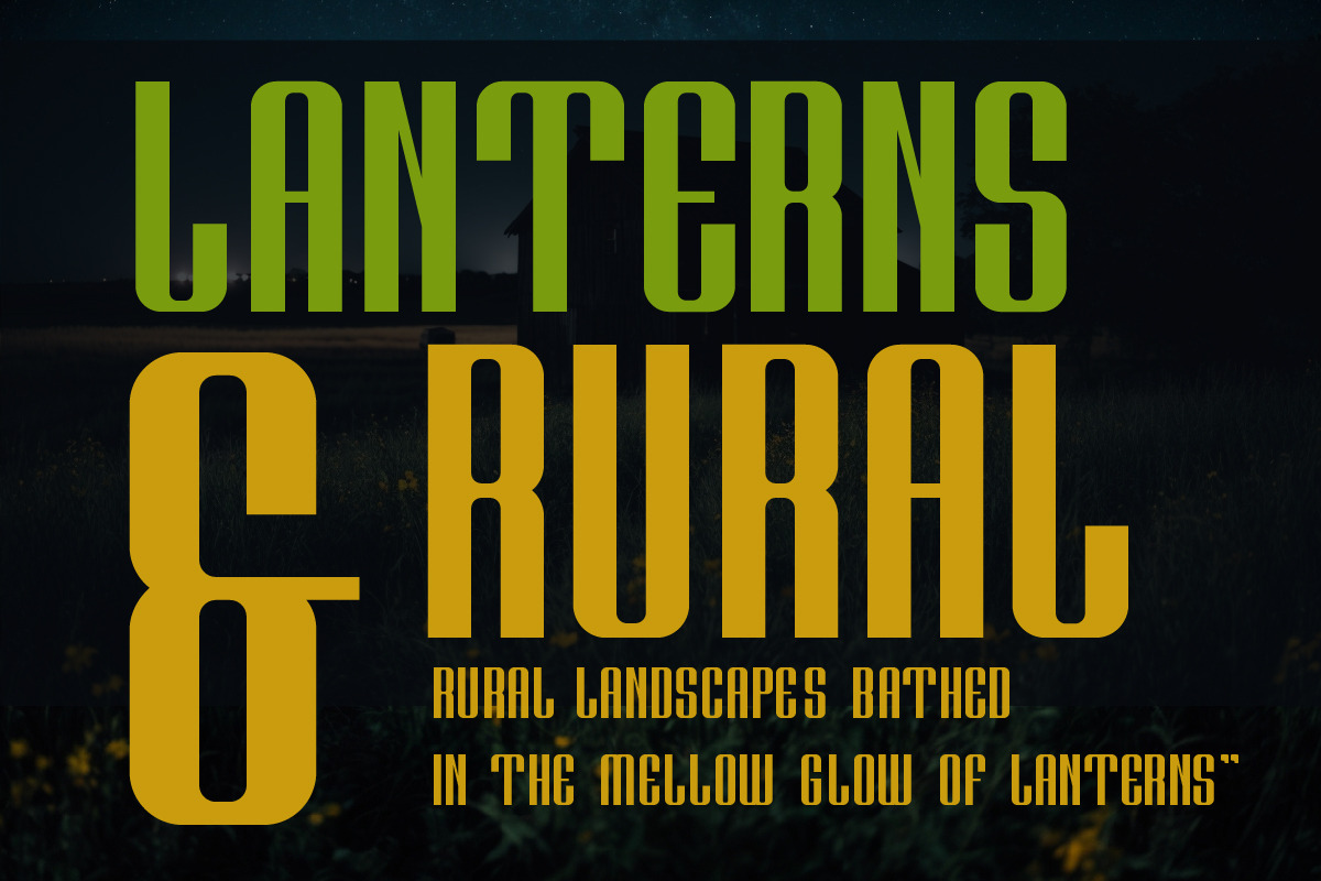 Rawanda a Display Font, a Sans Serif Font by IHDSTD (Photo 3 of 6)