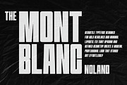 Mont Blanc - Condensed Sans Serif, a Sans Serif Font by Mahesans Co (Thumbnail 8 of 11)