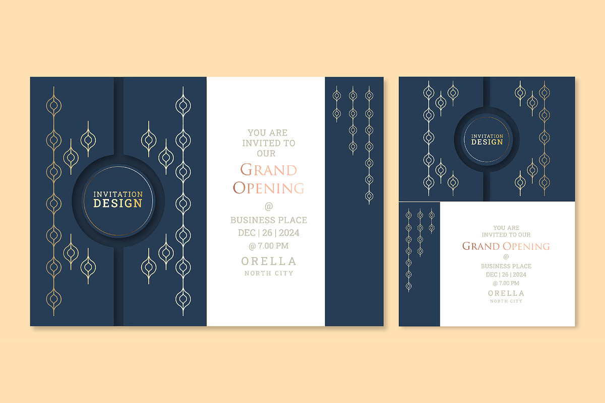 175+ Abstract Vector Invitations, an Invitation Template by M6 Gallery (Photo 103 of 126)