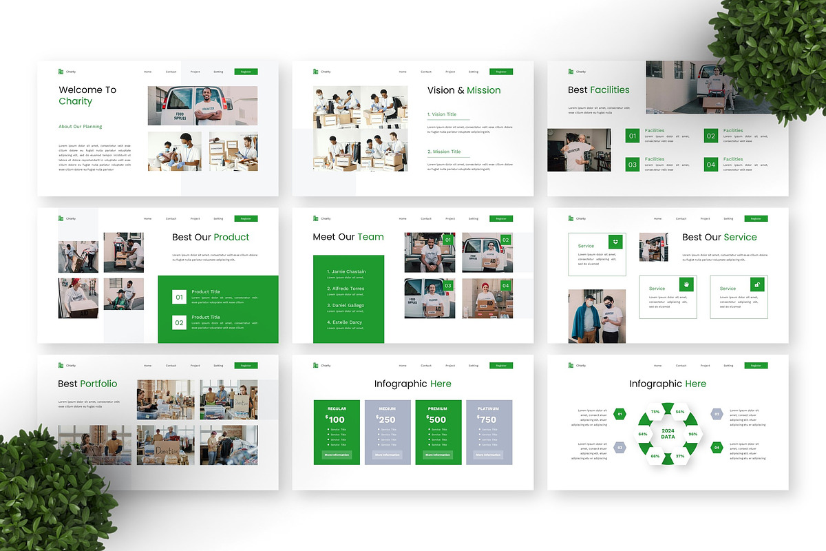 Charity - Non-Profit Google Slide, a Presentation Template by Deepslide Studio (Photo 6 of 6)