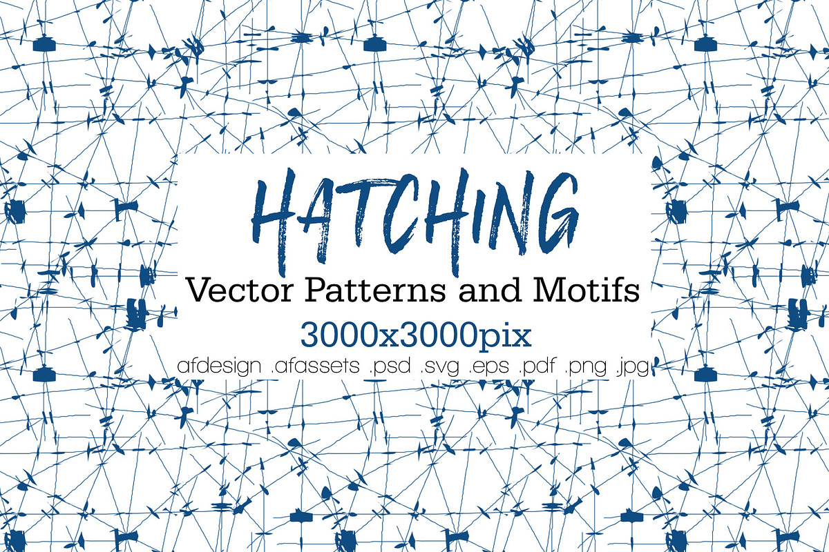 HATCHING - Vector Patterns & Motifs, a Pattern Graphic by Graphilupe (Photo 1 of 11)