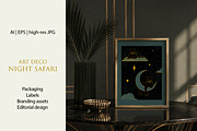 Art Deco Night Seamless Patterns, a Pattern Graphic by Svetlana Lerie (Thumbnail 6 of 9)