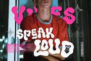 Oleho Senthor - Y2K Liquid Font, a Font by twinstd (Thumbnail 5 of 9)