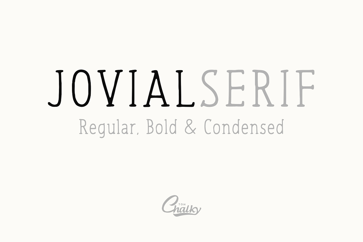 Jovial Serif Pro - Handwritten Fonts, a Serif Font by Tom Chalky (Photo 1 of 7)