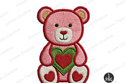 Faux Yarn Crochet Valentines Teddy, an Illustration by Dream Creation (Thumbnail 1 of 5)
