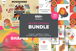 70s Retro Vintage Bundle