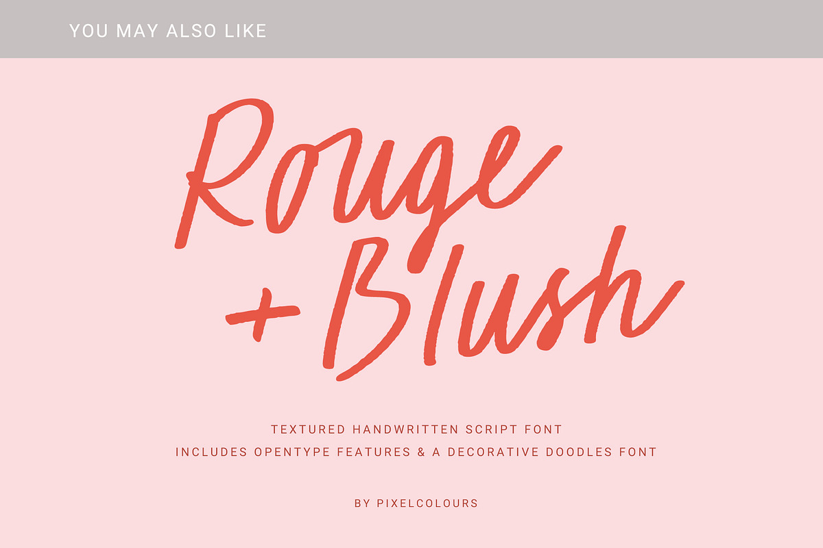 Handwritten Font Duo Bookish Beauty, a Handwritten Font by pixelcolours (Photo 14 of 14)
