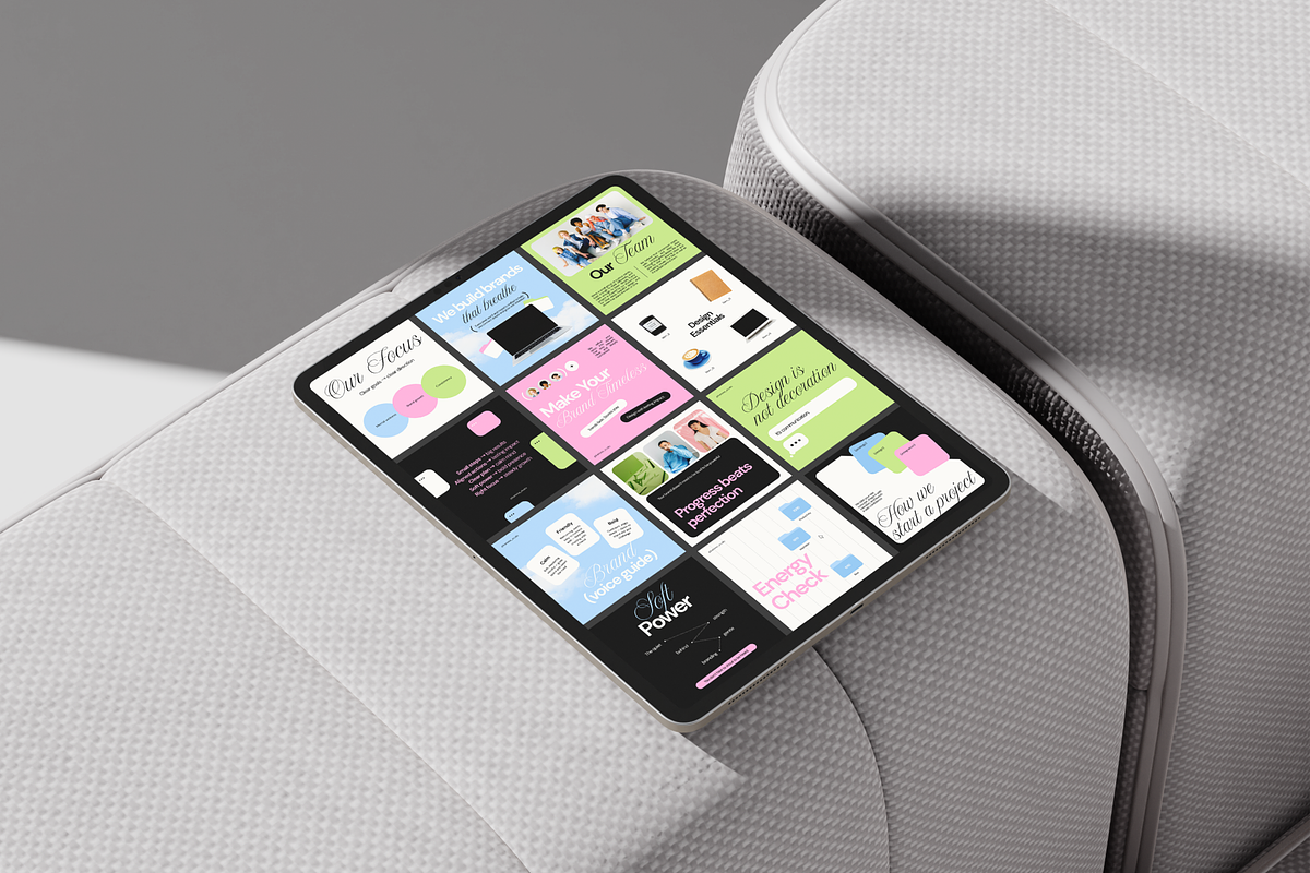 Aesthetic Agency Canva Templates, a Social Media Template by Karisma Studio (Photo 4 of 10)