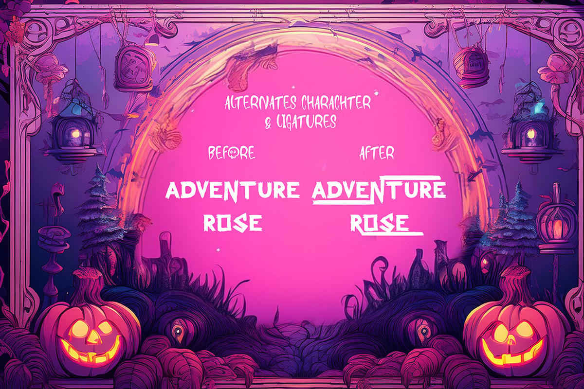 Cosmic - Halloween Font Duo, a Handwritten Font by Angin Studio (Photo 4 of 6)
