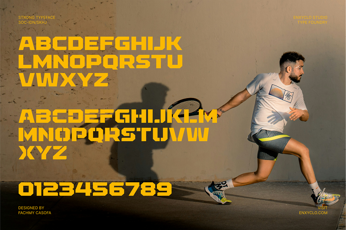 NCL Monster Beast - Sport Gym Font, a Sans Serif Font by Enxyclo Studio (Photo 9 of 12)