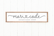 Love Ever | Heart Connector Font, a Script Font by KA Designs (Thumbnail 6 of 11)