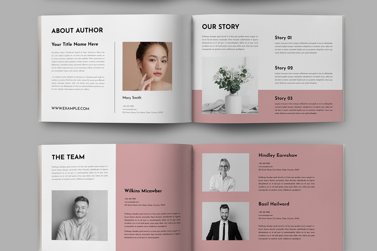 Minimal EBook Template Layout, a Magazine Template by ContestDesign (Photo 3 of 5)