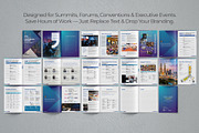 Business Conference Program Book, a Brochure Template by Oshin Design (Thumbnail 4 of 6)