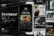 SALE! Streetwear Vol2 Instagram Pack, a Social Media Template by Nenjo Studio (Thumbnail 1 of 4)
