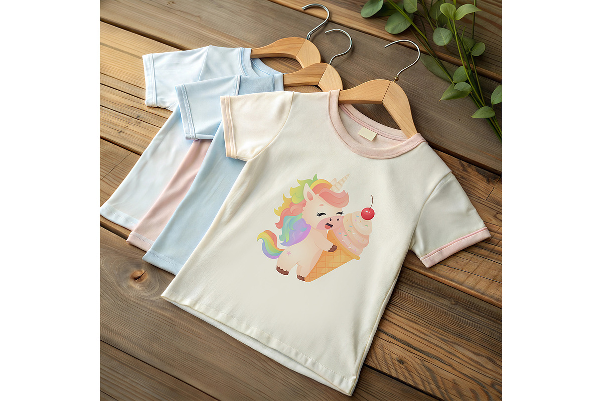 Unicorn Party Clipart, an Object Illustration by Bielousova Art (Photo 3 of 4)