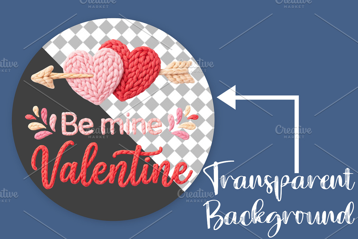 Be Mine Valentine PNG, Valentine PNG, an Illustration by Canvas Craft (Photo 2 of 7)
