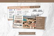 Cyprus Trip Surprise Gift Ticket, a Templates & Theme by Snapybiz (Thumbnail 1 of 10)