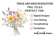 Watercolor Wildflower Clipart, an Illustration by OK Design (Thumbnail 6 of 6)
