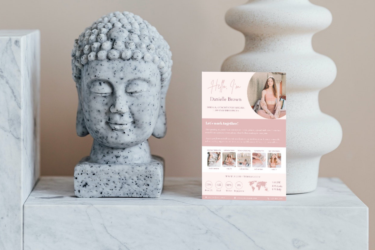 Spiritual Coach Media Kit Template, a Resume Template by Golden Horizons Studio (Photo 3 of 11)