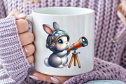 Watercolor Astronaut and Space PNG, an Illustration by Pixels.Craft (Thumbnail 5 of 7)